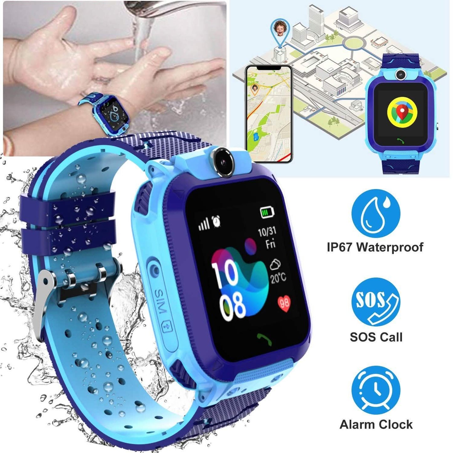 Kid's Smartwatch GPS Tracker