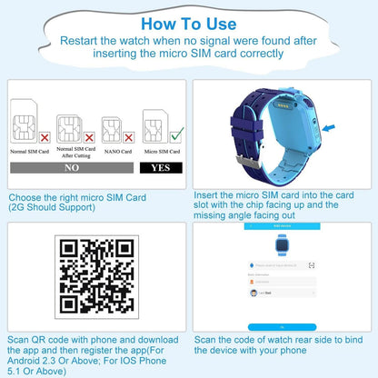 Kid's Smartwatch GPS Tracker