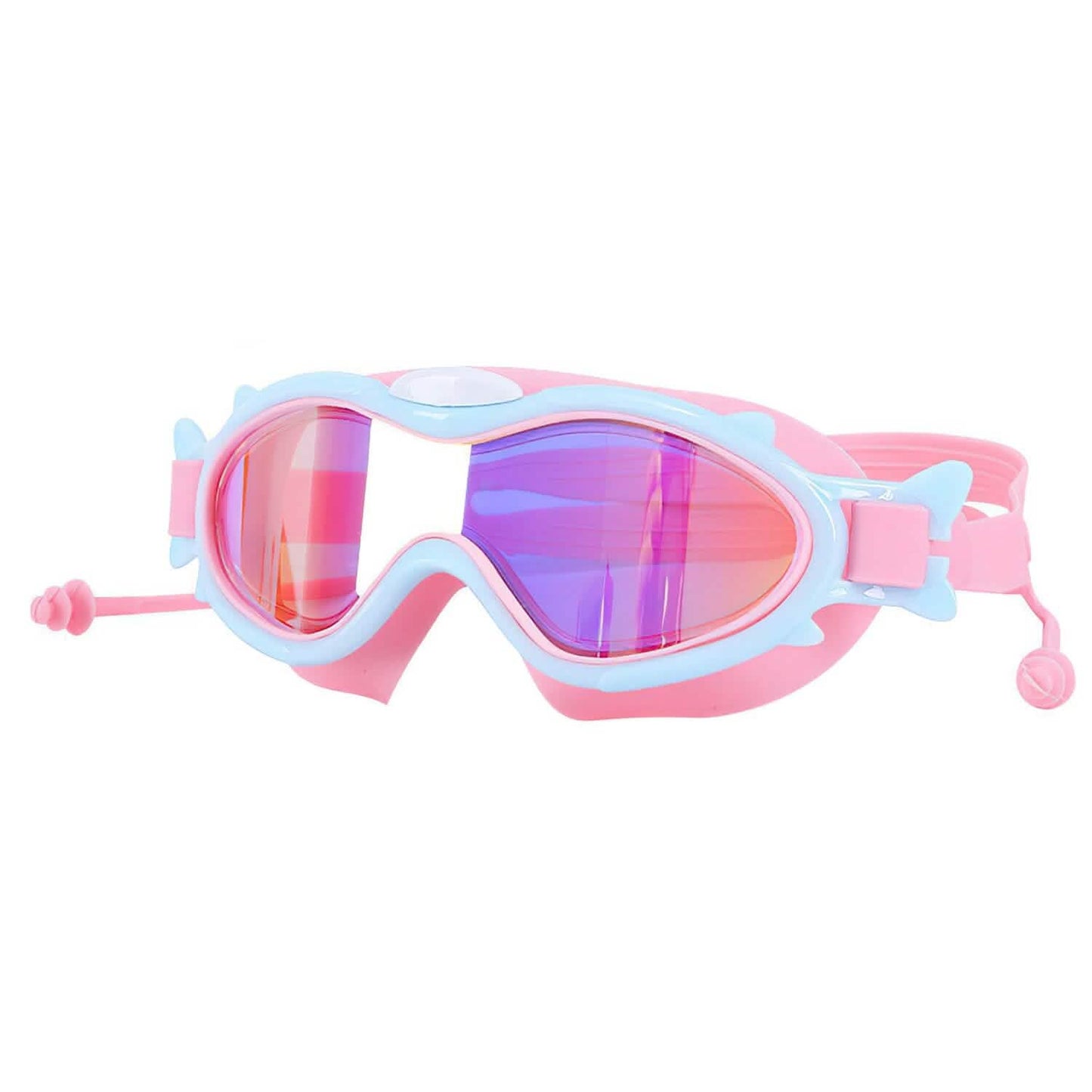 Kids Swim Goggles with Ear Plugs UV Protection Anti-Fog Leak Proof