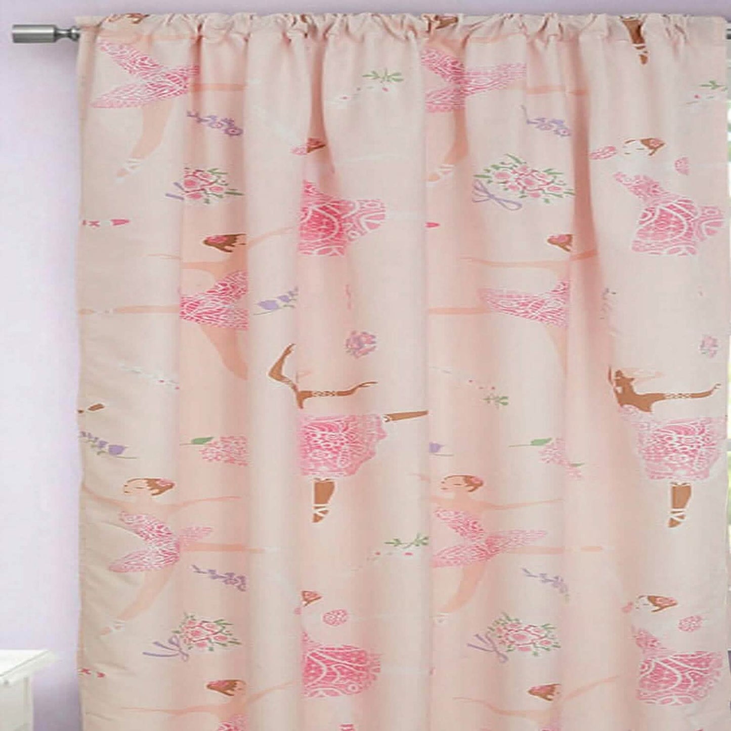 Kidz Mix Dancing Ballerinas Shower Curtain