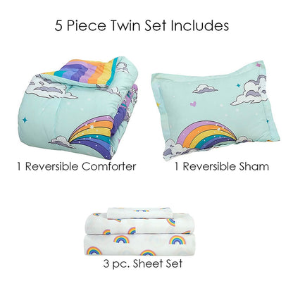 Kidz Mix Magical Unicorn Bed in a Bag