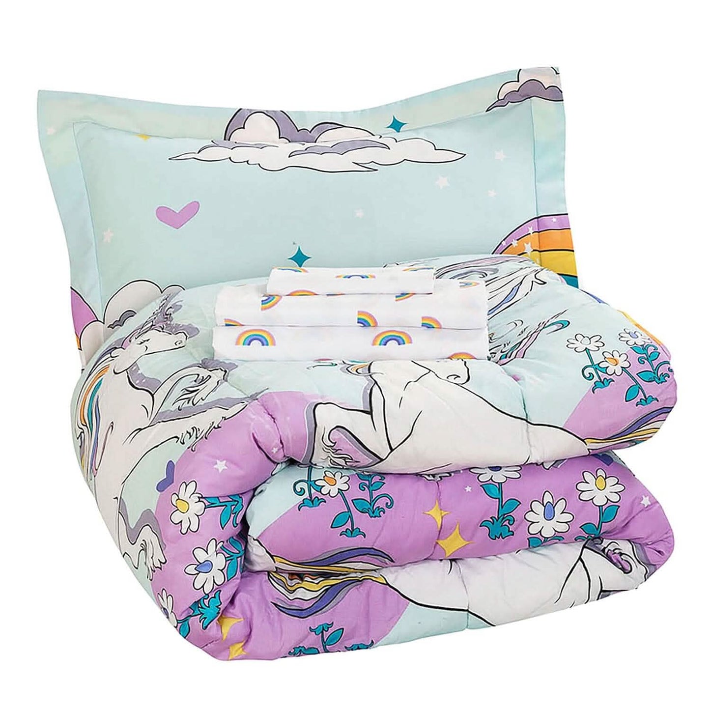 Kidz Mix Magical Unicorn Bed in a Bag