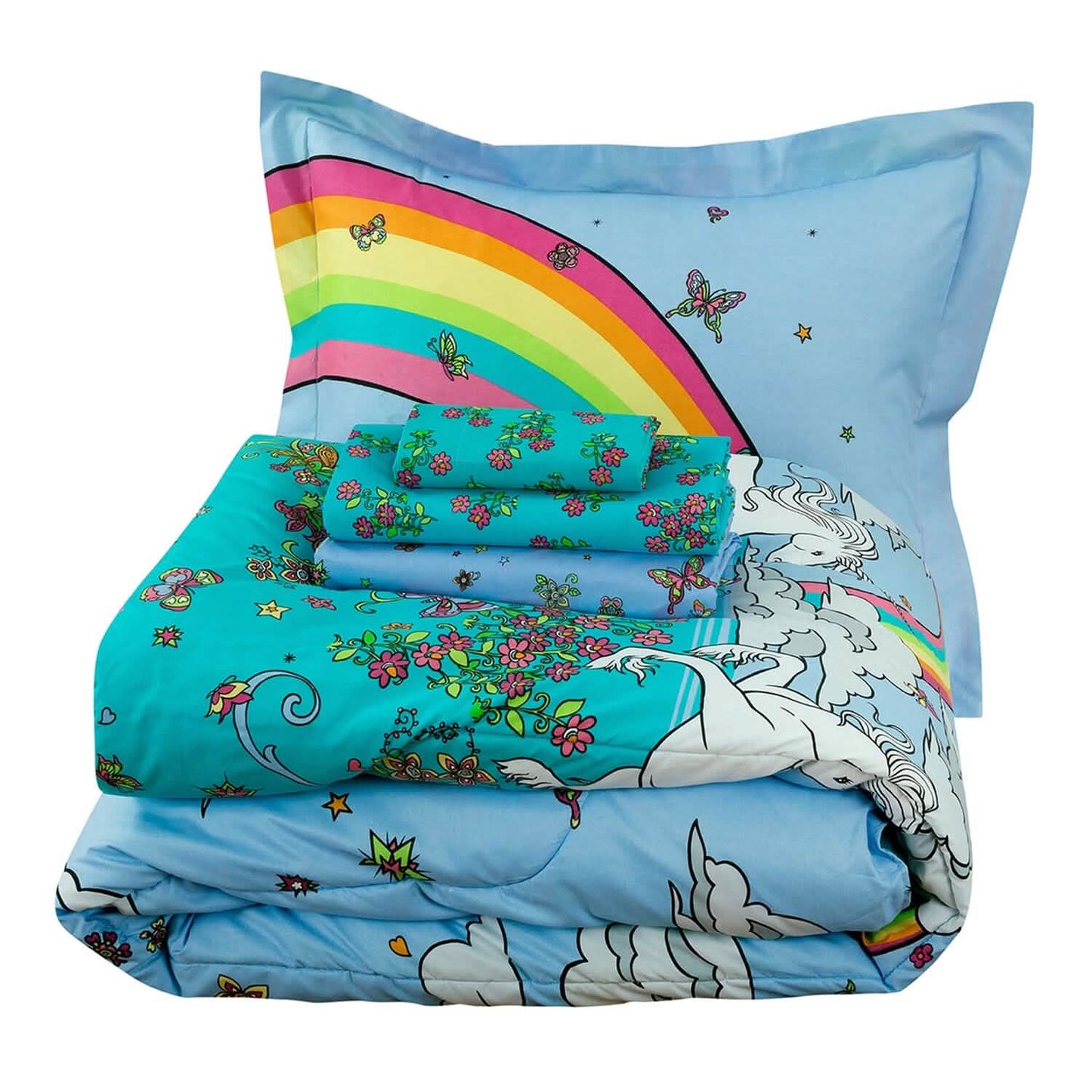 Kidz Mix Rainbow Unicorn Bed in a Bag
