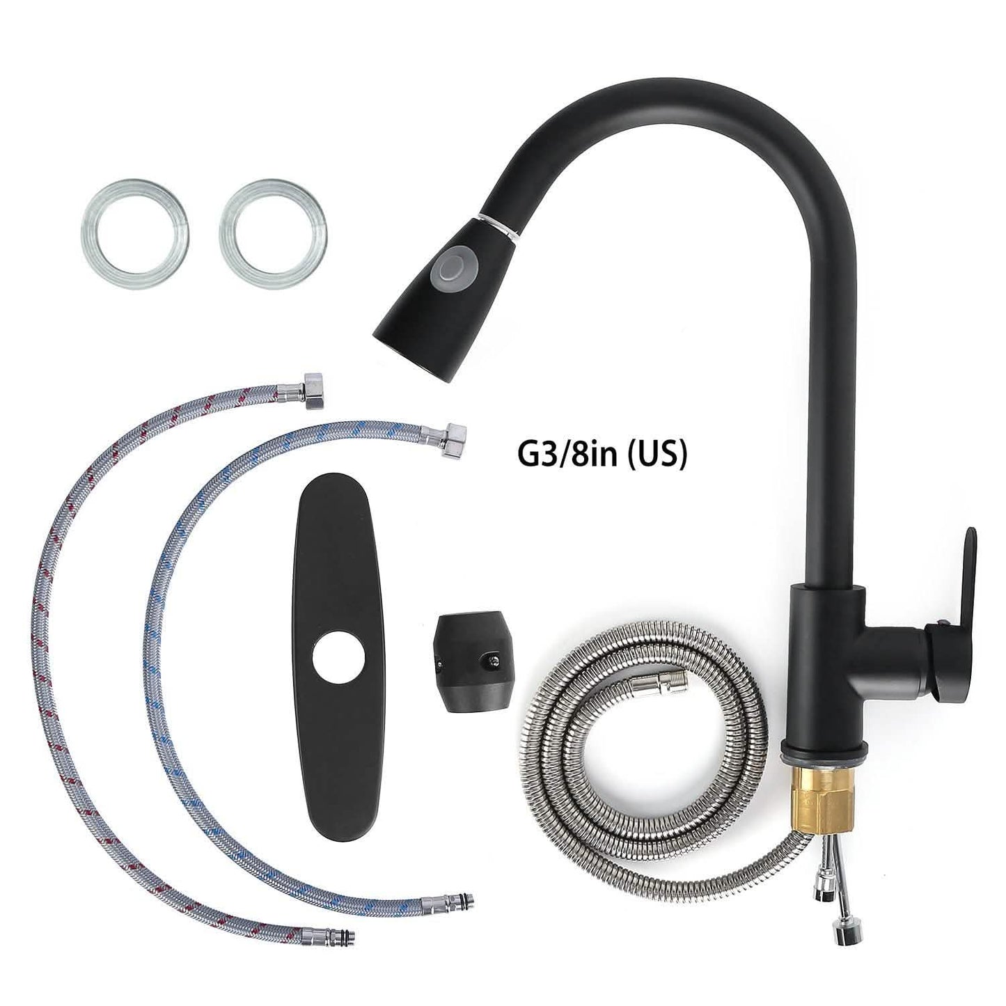 Kitchen Faucet Single Handle with Hot and Cold Control