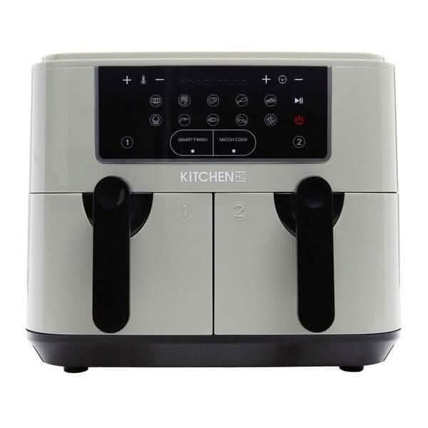 Kitchen HQ 10-in-1 9-Quart Dual Air Fryer with Kebabs (Refurbished)