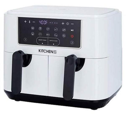 Kitchen HQ 10-in-1 9-Quart Dual Air Fryer with Kebabs (Refurbished)