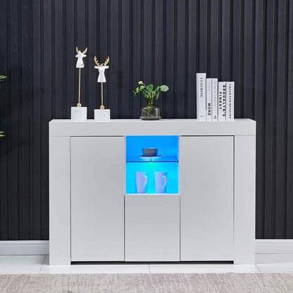 Kitchen Sideboard Cupboard with LED Light