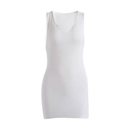 Kliou Cotton Sleeveless V-Neck Ladies Dress