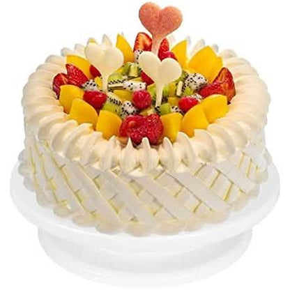 Kootek 11 Inch Rotating Cake Turntable with 2 Icing Spatula and 3 Icing Smoother