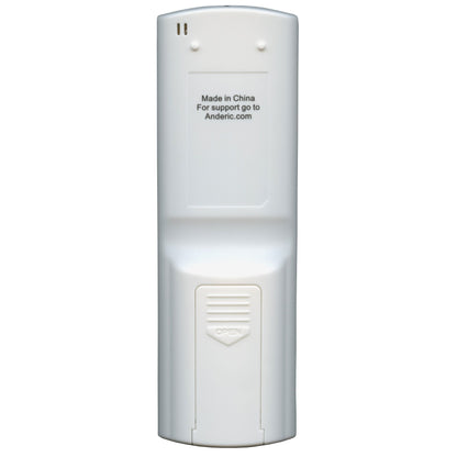 Anderic KTN828 (White) Universal Air Conditioner Remote Control for Mini Split, HVAC, Window, and Portable AC