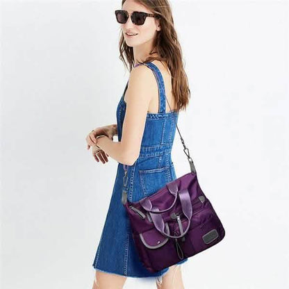 Ladies Oxford Cloth Shoulder Messenger Bag