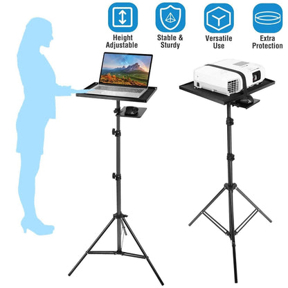 Laptop Projector Tripod Stand Adjustable Height