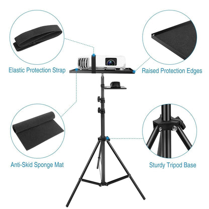 Laptop Projector Tripod Stand Adjustable Height