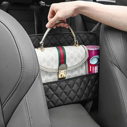 Large Capacity Car Seat Back Organizer with Storage Bag