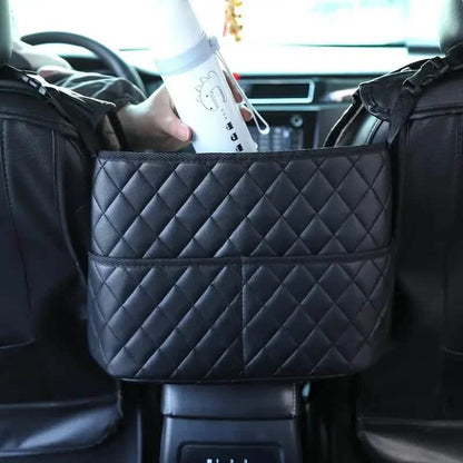 Large Capacity Car Seat Back Organizer with Storage Bag