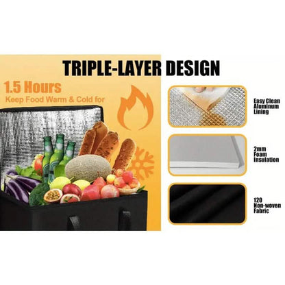 Large Capacity Insulated Food Cooler Bag