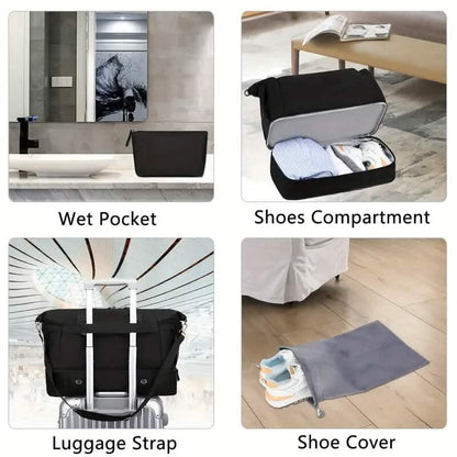 Large Capacity Women's Travel Duffel Bag