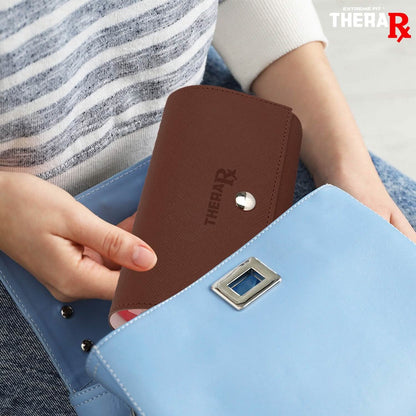 Large Daily Pill Box Medicine Organizer with PU Leather Case