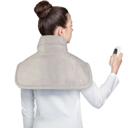 Large Weighted Heating Pad for Neck and Shoulders
