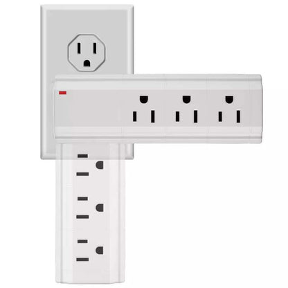 LAX Multi-Charging Tower Surge Protector 9 Outlet and 2 USB Ports