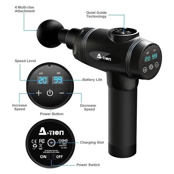 LCD Display Professional Muscle Deep Massage Gun