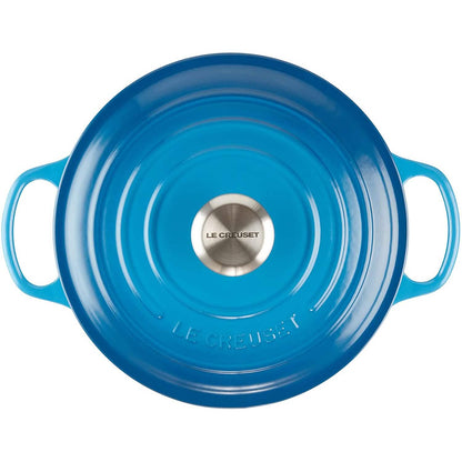 Le Creuset Enameled Cast Iron Signature Round Dutch Oven, 7.25 qt., Marseille