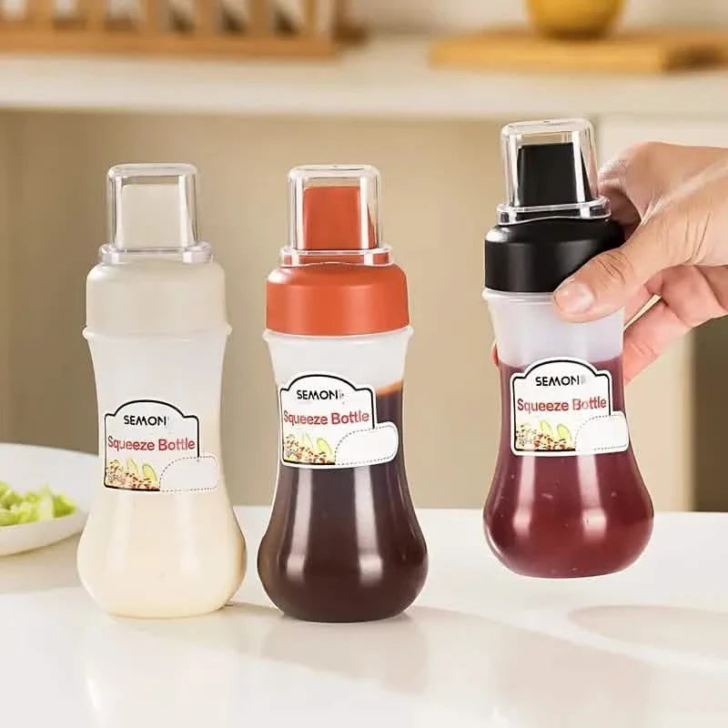 Leak Proof Refillable Condiment Container