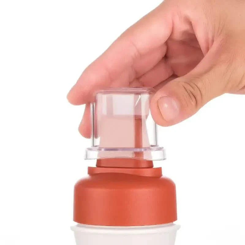 Leak Proof Refillable Condiment Container