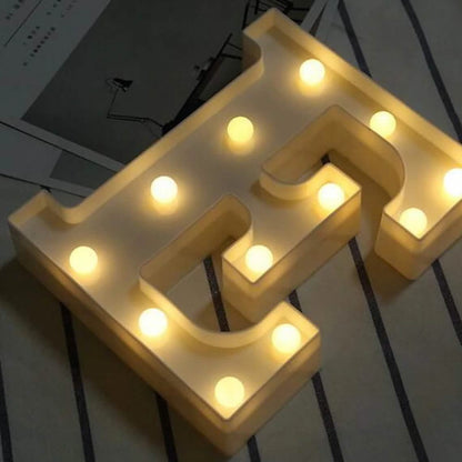 LED Alphabet Light