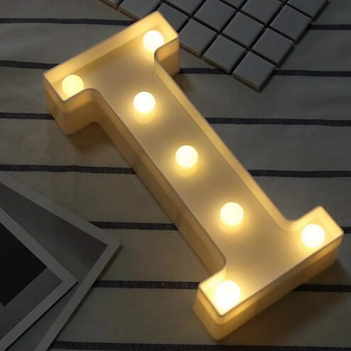 LED Alphabet Light