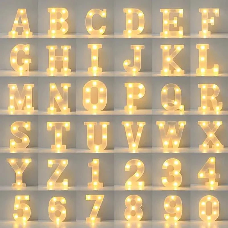 LED Alphabet Light