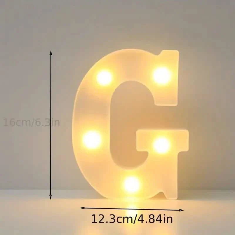 LED Alphabet Light