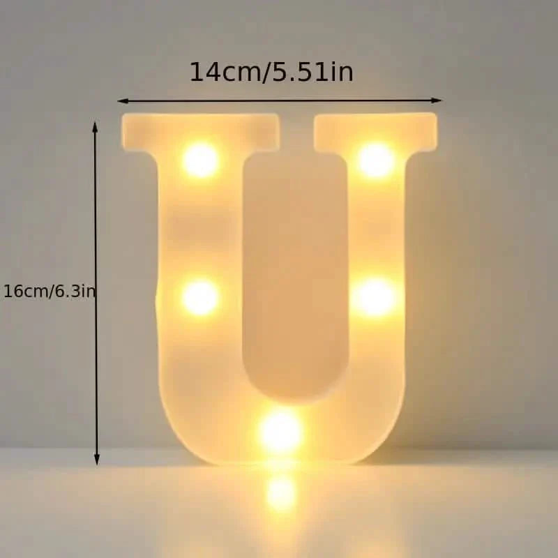 LED Alphabet Light