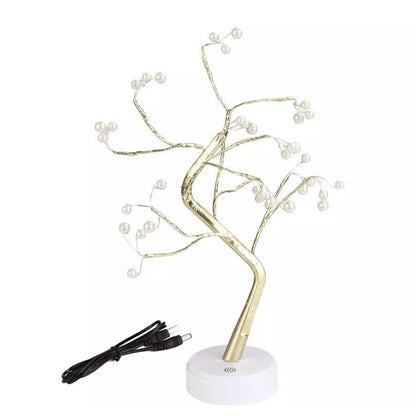 LED Artificial Twig Tree Light Tabletop Bonsai Lamp