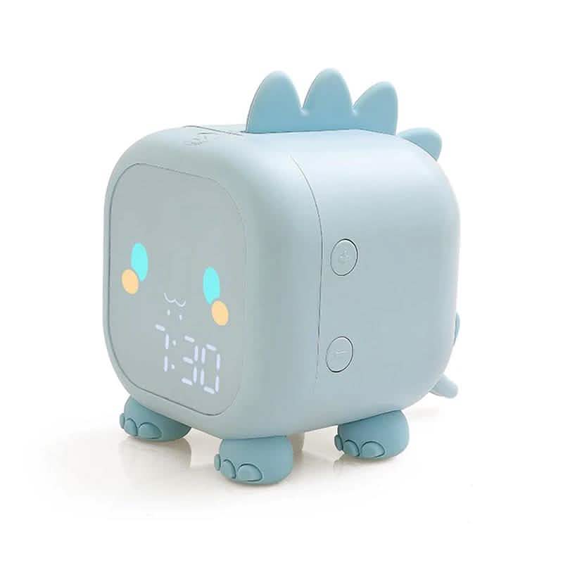 Led Cartoon Alarm Clock Voice Control Digital