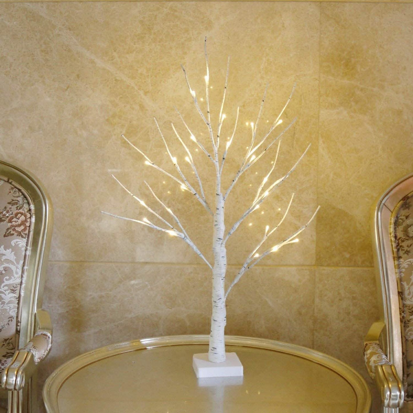 LED Christmas Birch Home Lights