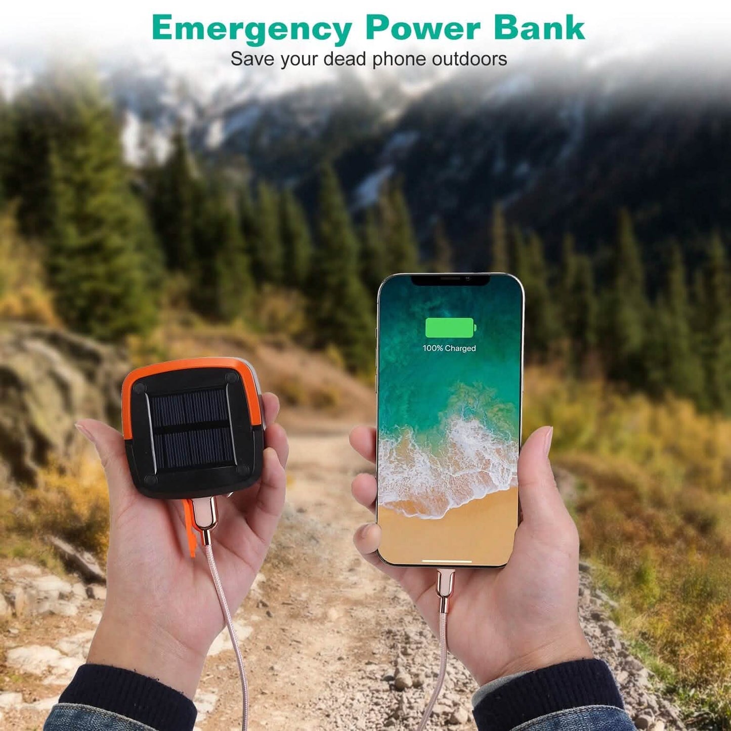 LED Collapsible Solar Camping Lantern