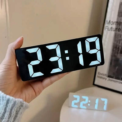 LED Digital Alarm Clock with Dual Alarms, Voice Control and more