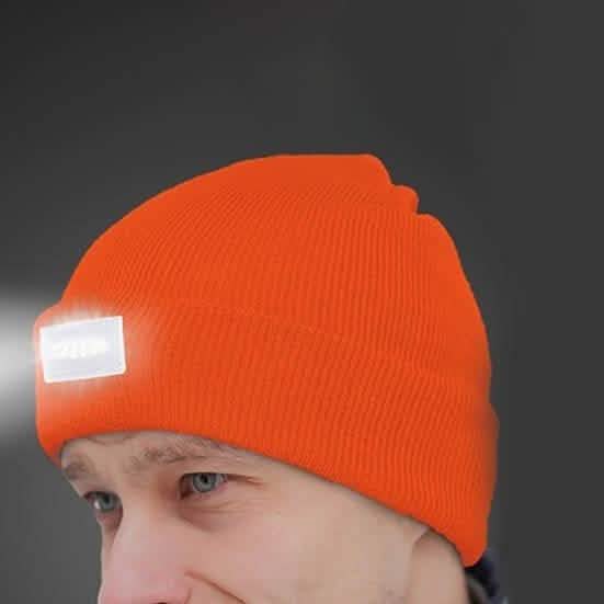 LED Headlamp Beanie for Men and Women