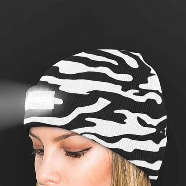 LED Headlamp Beanie for Men and Women