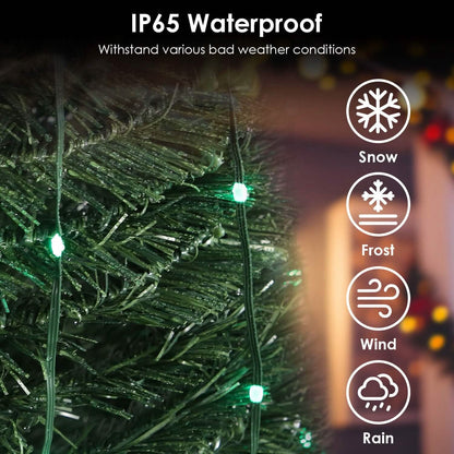 LED Lights Collapsible Christmas Tree Light with Remote App Control