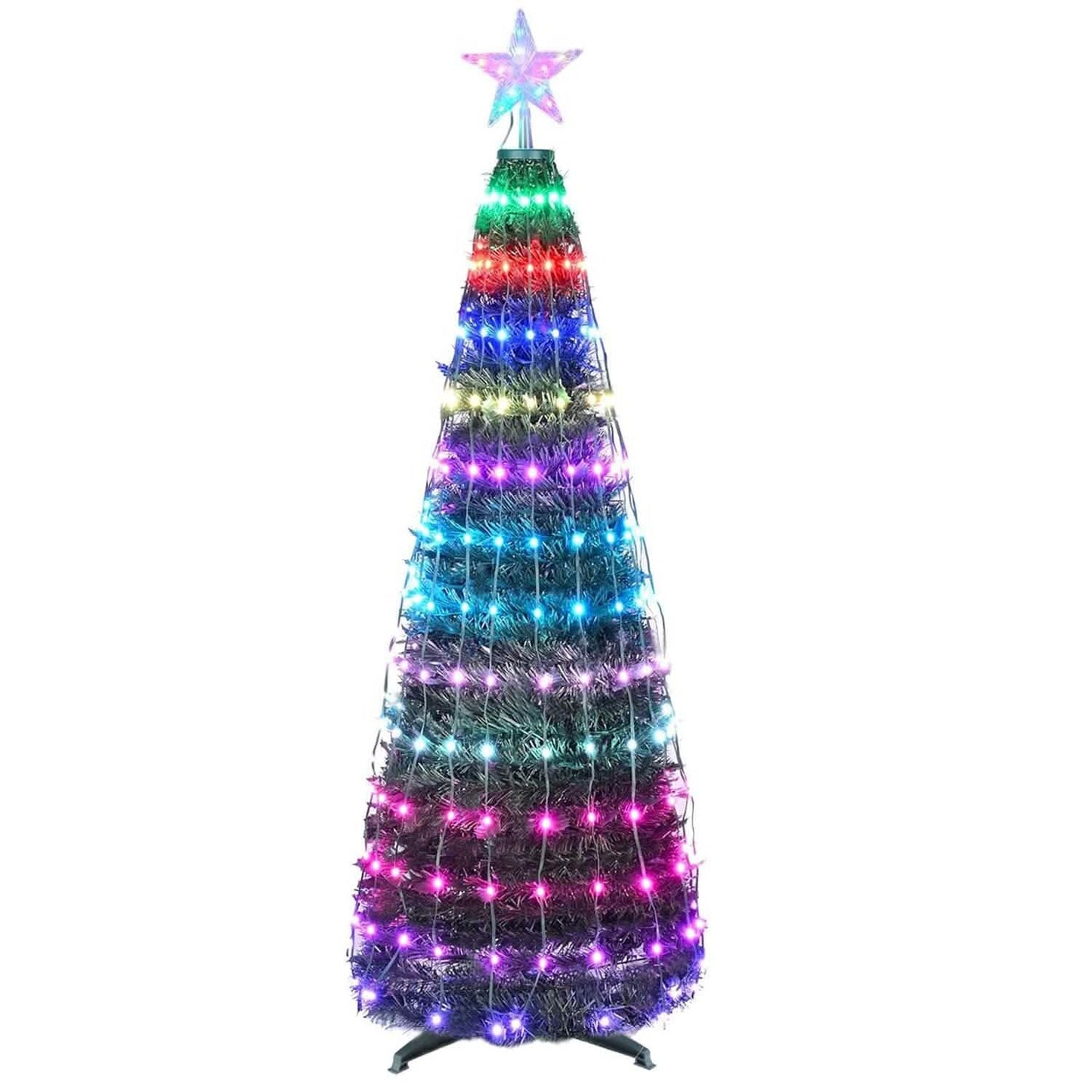 LED Lights Collapsible Christmas Tree Light with Remote App Control