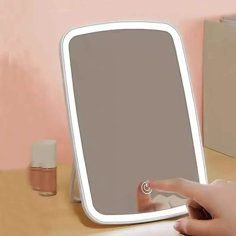 LED Makeup Mirror with Touch Sensor - 3 Color Lighting Modes