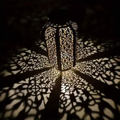 LED Metal Lantern Solar Lamp