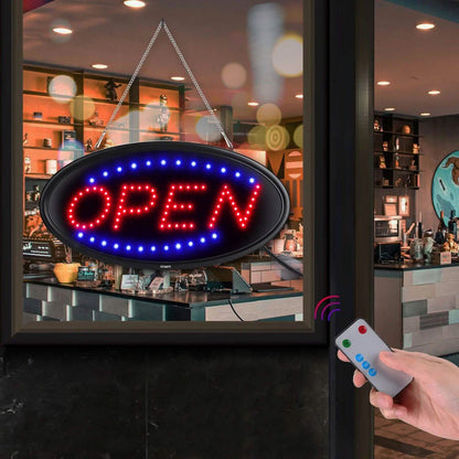 LED Open Sign Advertisement Board Electric Display with Remote Control and Timing Function