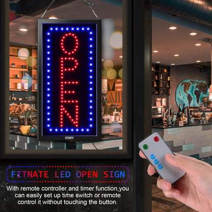 LED Open Sign Advertisement Board With Remote Control and Timing Function