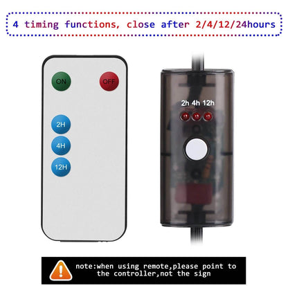 LED Open Sign Advertisement Board With Remote Control and Timing Function