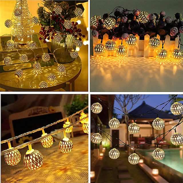 LED Outdoor Solar String Lights