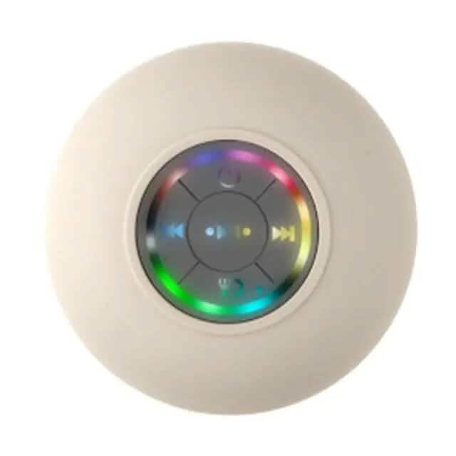LED Portable Wireless Rechargeable Suction Bathroom Speaker