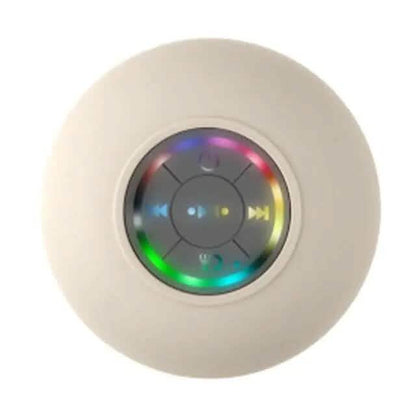 LED Portable Wireless Rechargeable Suction Bathroom Speaker